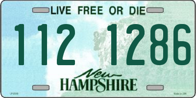 NH license plate 1121286
