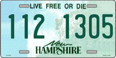 NH license plate 1121305