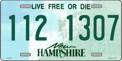NH license plate 1121307