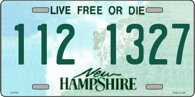 NH license plate 1121327