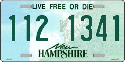 NH license plate 1121341