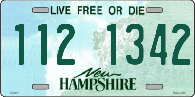 NH license plate 1121342
