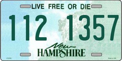 NH license plate 1121357