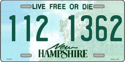 NH license plate 1121362