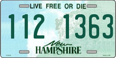 NH license plate 1121363