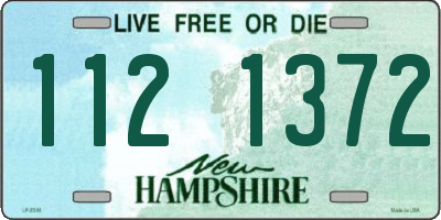 NH license plate 1121372