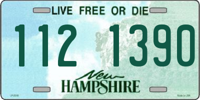 NH license plate 1121390