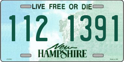 NH license plate 1121391