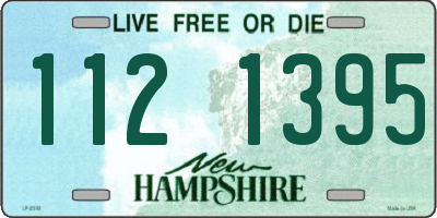 NH license plate 1121395