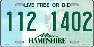 NH license plate 1121402
