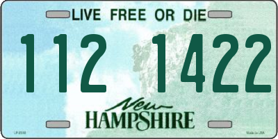 NH license plate 1121422
