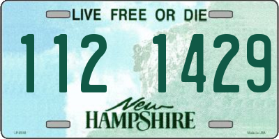 NH license plate 1121429