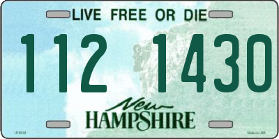 NH license plate 1121430