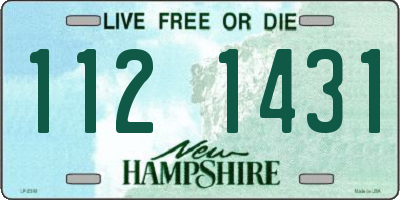 NH license plate 1121431