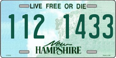 NH license plate 1121433
