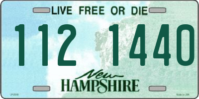 NH license plate 1121440