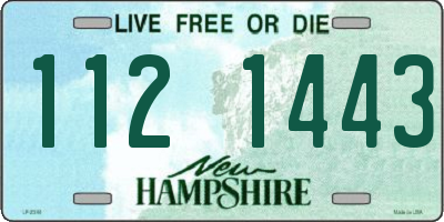 NH license plate 1121443