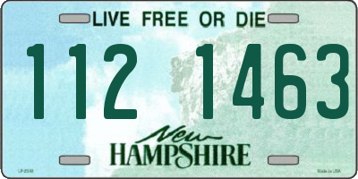 NH license plate 1121463