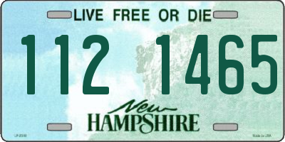 NH license plate 1121465