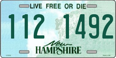 NH license plate 1121492