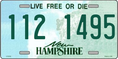 NH license plate 1121495