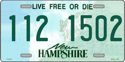 NH license plate 1121502