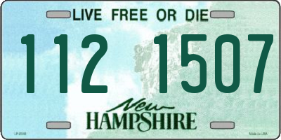 NH license plate 1121507