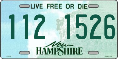NH license plate 1121526