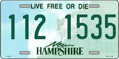 NH license plate 1121535