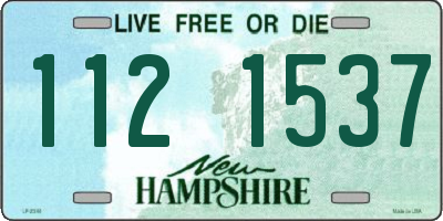 NH license plate 1121537