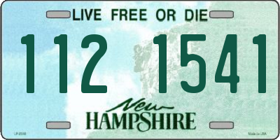 NH license plate 1121541
