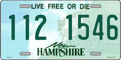 NH license plate 1121546