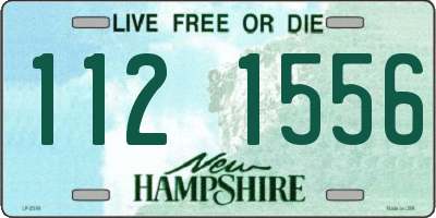 NH license plate 1121556