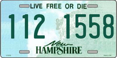 NH license plate 1121558