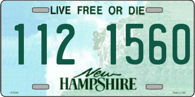 NH license plate 1121560