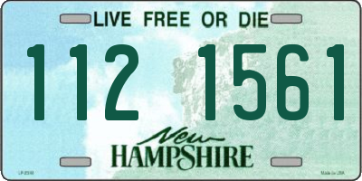 NH license plate 1121561
