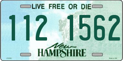 NH license plate 1121562