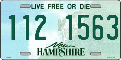 NH license plate 1121563