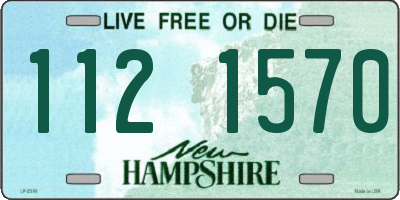 NH license plate 1121570