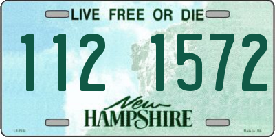 NH license plate 1121572