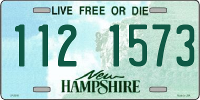 NH license plate 1121573