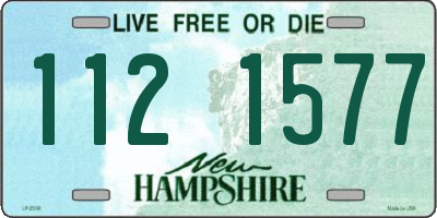 NH license plate 1121577