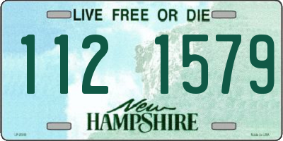 NH license plate 1121579