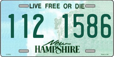 NH license plate 1121586