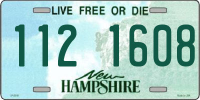 NH license plate 1121608