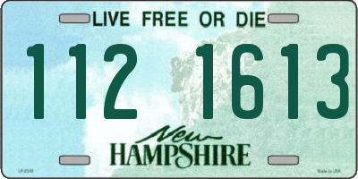 NH license plate 1121613
