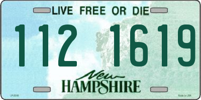 NH license plate 1121619