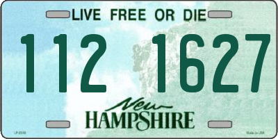 NH license plate 1121627
