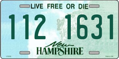 NH license plate 1121631
