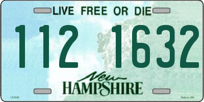 NH license plate 1121632